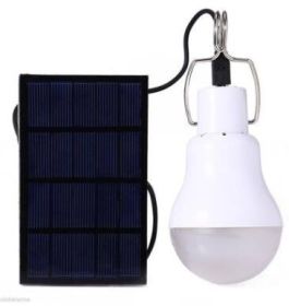 Solar panel LED Bulb (Option: default)
