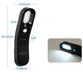 Light control night light USB human body induction night light (Option: Black-White light)