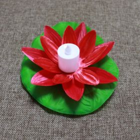 Colorful Lotus Lanterns River Lanterns Lotus Lanterns (Color: Red)