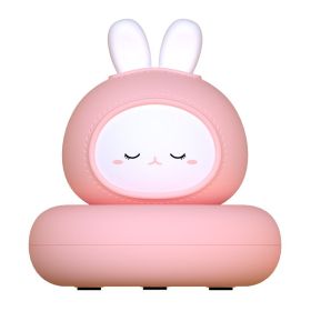 Led Desk Lamp Bedside Decoration Smart Home (Option: Cute pet pink bunny)