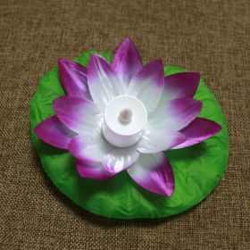 Colorful Lotus Lanterns River Lanterns Lotus Lanterns (Color: Purple)
