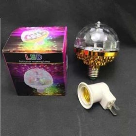 LED spinning magic ball stage bulb (Option: Light plus flat plug)