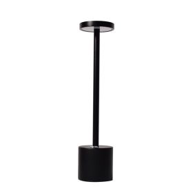 Led Rechargeable Touch Night Light Atmosphere Light Eye Protection Desk Lamp (Option: Black-US)