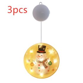Christmas decoration hanging lights (Option: Snowman 3pcs)