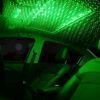 Modified Interior Decoration Car Ceiling Breathing Voice Control Starlight (Option: 3W-Green)