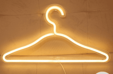LED Neon Light, Acrylic Back Panel, Room Decoration Night Light (Option: Warm light hanger-USB)