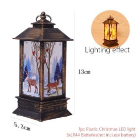 Christmas Lantern LED Electronic Candle Table Lamp Night Light For The Elderly (Option: 2 style)