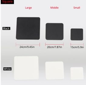 Nordic Minimalist Wall Lamp Creative Personality Aisle Bedroom Bedside Lamp (Option: White light-12W medium square white)