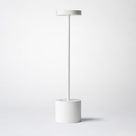 Led Rechargeable Touch Night Light Atmosphere Light Eye Protection Desk Lamp (Option: White-US)