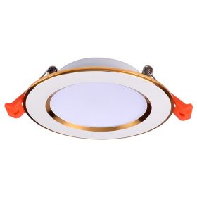 Creative Simple Anti-fog Straw Hat Downlight (Option: Warm white 4000K-5inches 15W)