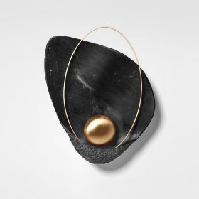 Shell Marble Wall Lamp (Option: Black1-Warm light)