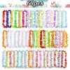 40-100pcs Hawaiian Party Artificial Flowers leis Garland Necklace Headband Garlands Beach Tropical Party Supplies Wedding Decor