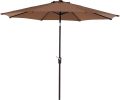 SR Patio Outdoor Market Umbrella with Aluminum Auto Tilt and Crank