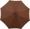 SR Patio Outdoor Market Umbrella with Aluminum Auto Tilt and Crank