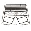 Metal Porch Swing;  Heavy Duty Steel Patio Porch Swing Chair for Outdoors;  Weather Resistant Swing Chair Bench