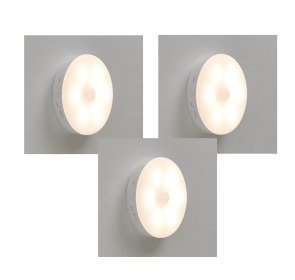 Wireless Body Sensing Lights Wake Up At Night Home Hallway Cabinets (Option: D-3PCS)