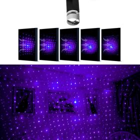 Modified Interior Decoration Car Ceiling Breathing Voice Control Starlight (Option: 3W-Purple)
