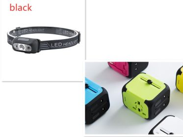 USB charging running light outdoor LED strong light (Option: Set-USB)
