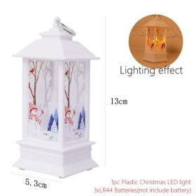 Christmas Lantern LED Electronic Candle Table Lamp Night Light For The Elderly (Option: 1 style)